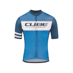 Cube BLACKLINE Trikot CMPT kurzarm blue´n´white