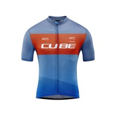 Cube TEAMLINE Trikot CMPT kurzarm blue´n´red´n´grey